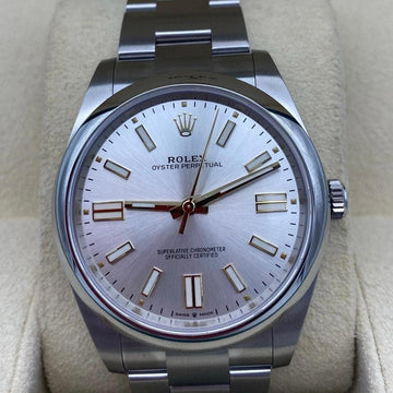 Rolex Oyster Perpetual 41 UNWORN 2024 Oyster Perpetual 41 SILVER DIAL 124300