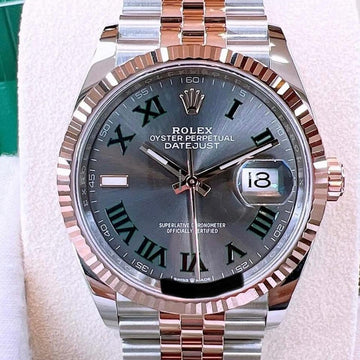 Rolex Datejust 36 Wimbledon Dial 18KT ROSE GOLD 126231 UNWORN 2026