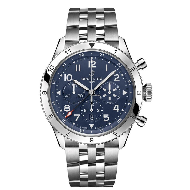 Breitling Super AVI B04 Chronograph GMT 46 Tribute to Vought F4U Corsair Blue Dial Bracelet AB04451A1C1A1 UNWORN 2026