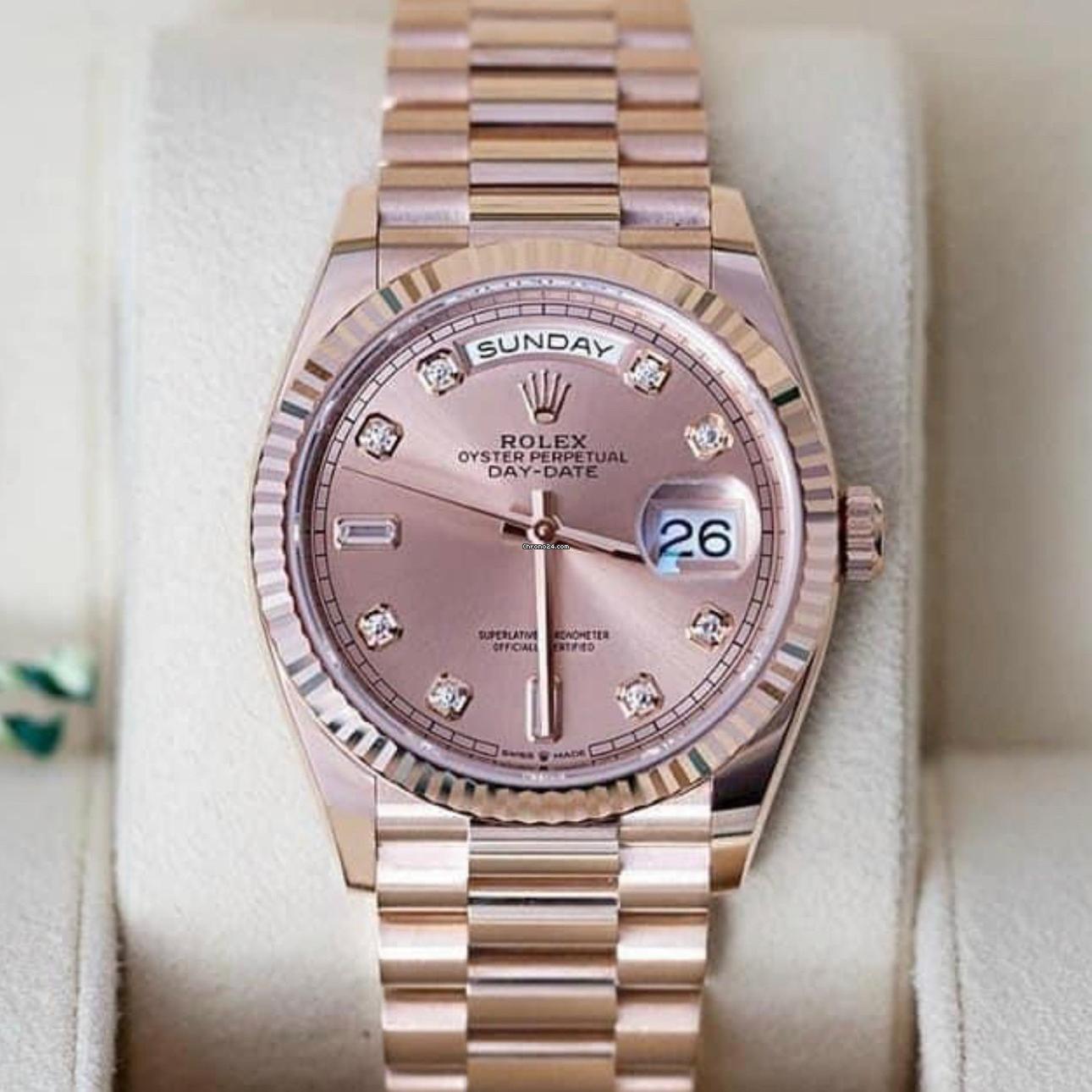 Rolex Day-Date 36 NEW 2024 Day-Date 36 SUNDUST DIAMOND 128235