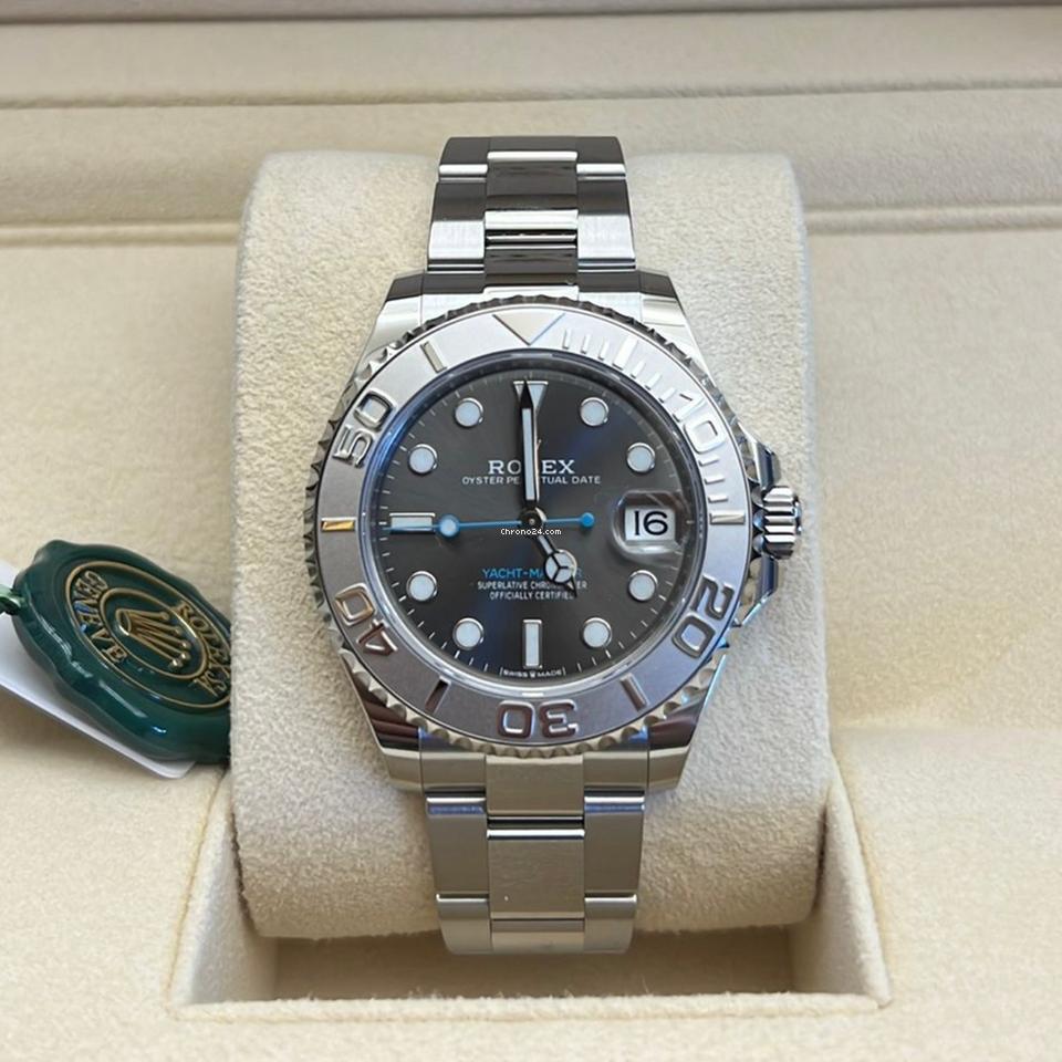 Rolex Yacht-Master 37 NEW 2024 Yacht-Master 37mm RHODIUM DIAL 268622