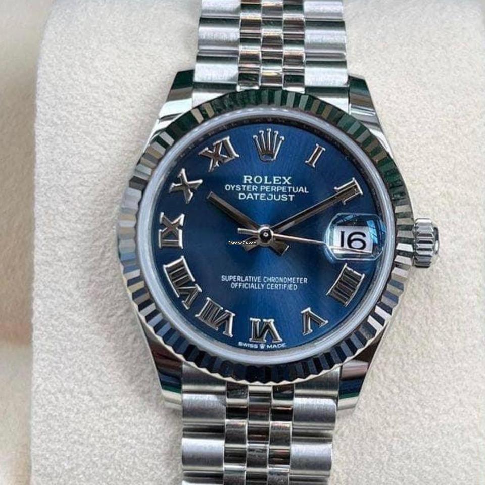 Rolex Datejust 31 Blue Roman Jubilee 278274