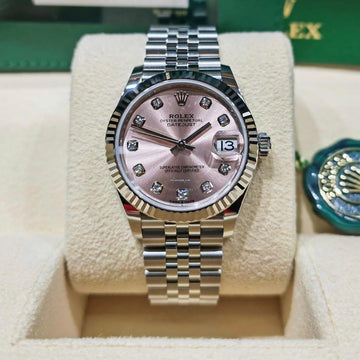 Rolex Datejust 31 NEW 2024 Datejust 31 PINK DIAMOND 278274