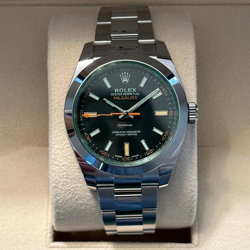 Rolex Milgauss NEW 2023 Milgauss BLACK DIAL 116400GV