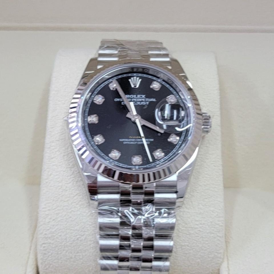Rolex Datejust 36 NEW 2023 Datejust 36 BLACK DIAMOND DIAL 126234