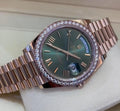 Rolex Day-Date 40 NEW 2023 Day-Date 40 OLIVE DIAMOND BEZEL 228345