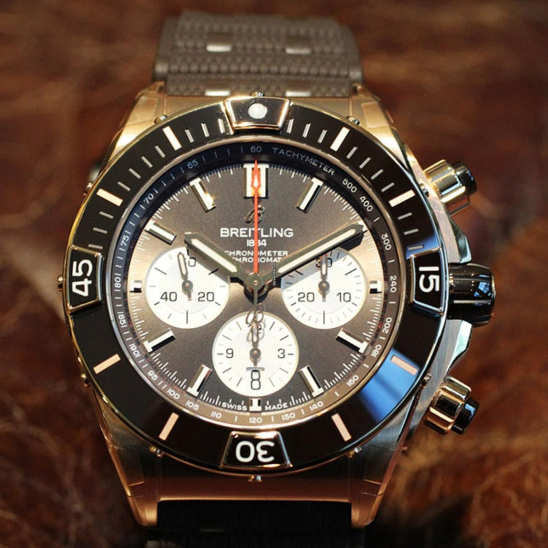 Breitling Chronomat NEW 2023 Super Chronomat B01 44 18KT Rose Gold