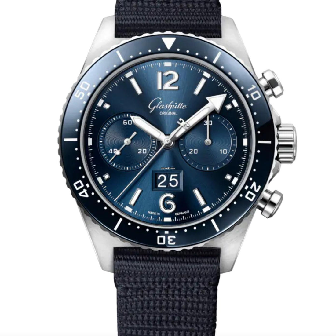 Glashütte Original SeaQ Chronograph NEW 2023 SeaQ Chronograph Blue Dial