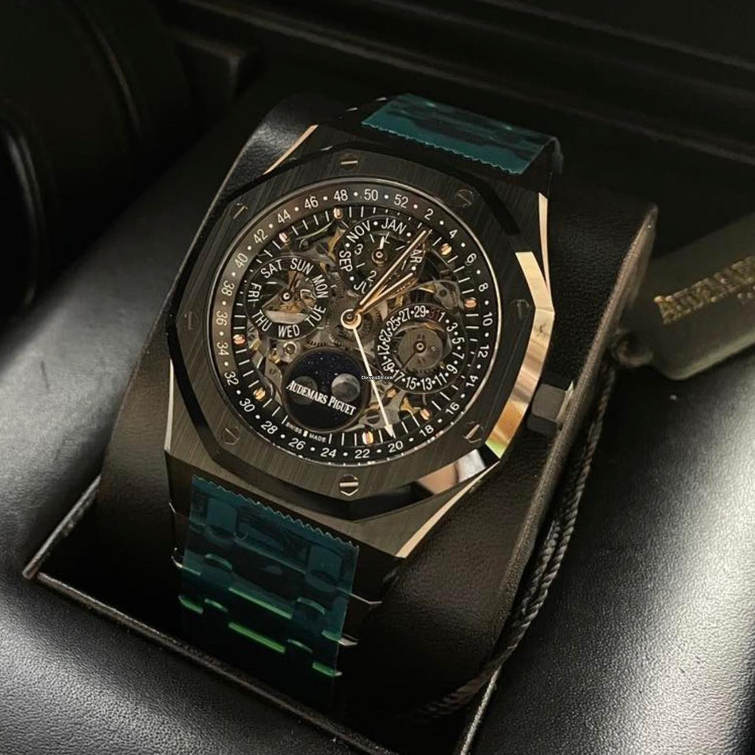Audemars Piguet Royal Oak Perpetual Calendar NEW Royal Oak Perpetual Calendar Openworked Ceramic 26585CE.OO.1225CE.01