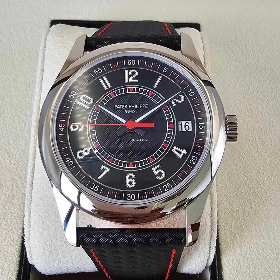 Patek Philippe Calatrava NEW 2023 Calatrava Selfwinding RED ACCENTS