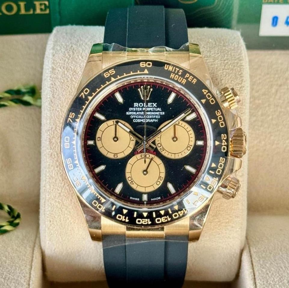 Rolex Daytona Paul Newman Style Oysterflex 126518