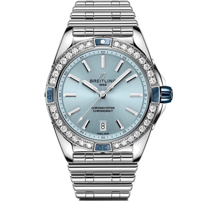 Breitling Super Chronomat Automatic 38 Blue Dial Bracelet A17356531C1A1 UNWORN 2026