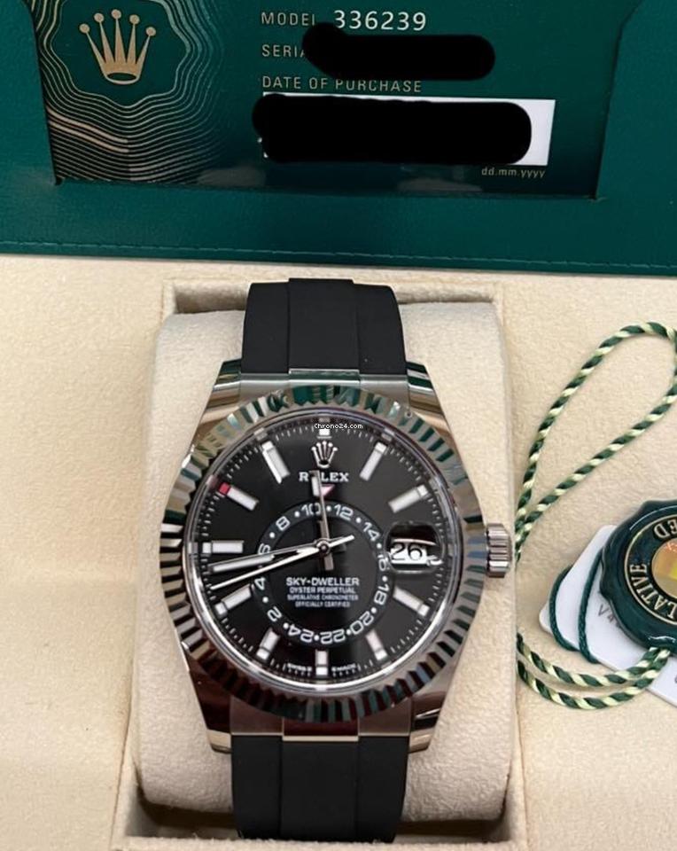 Rolex Sky-Dweller NEW 2024 Sky-Dweller WHITE GOLD 336239
