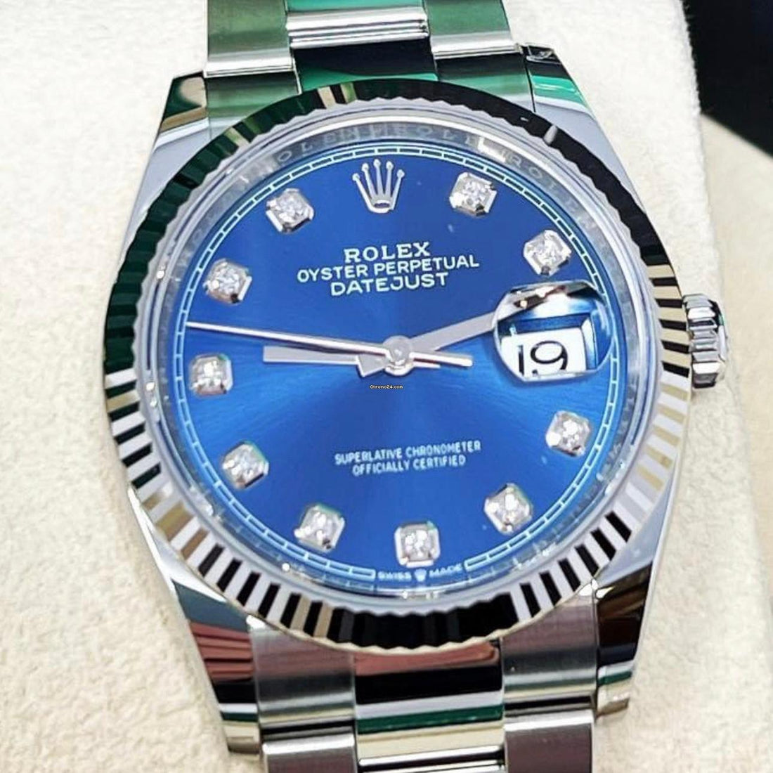 Rolex Datejust 36 NEW 2023 Datejust 36 BLUE DIAMOND OYSTER 126234