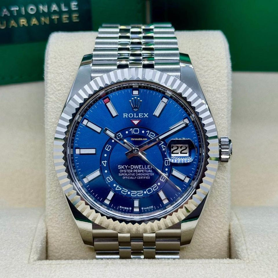 Rolex Sky-Dweller 42 336934 Bright Blue Dial Jubilee