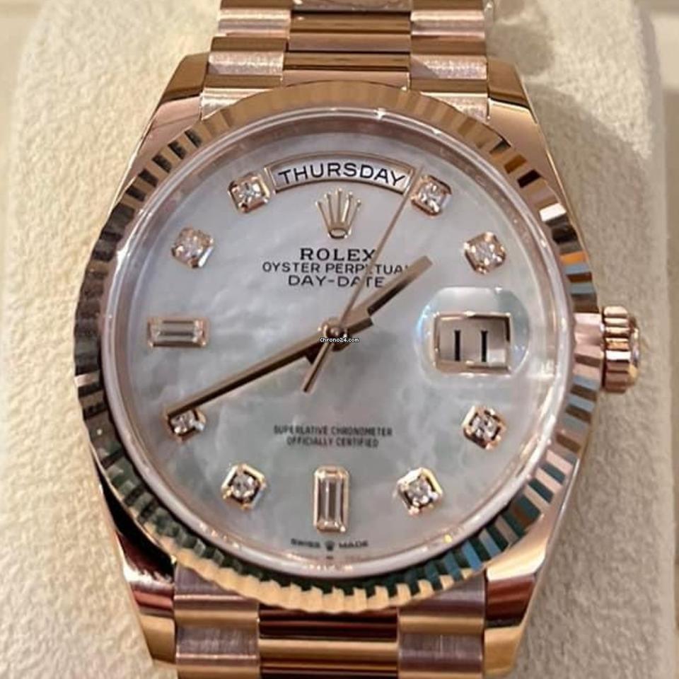 Rolex Day-Date 36 Mother-of-Pearl Dial 128235
