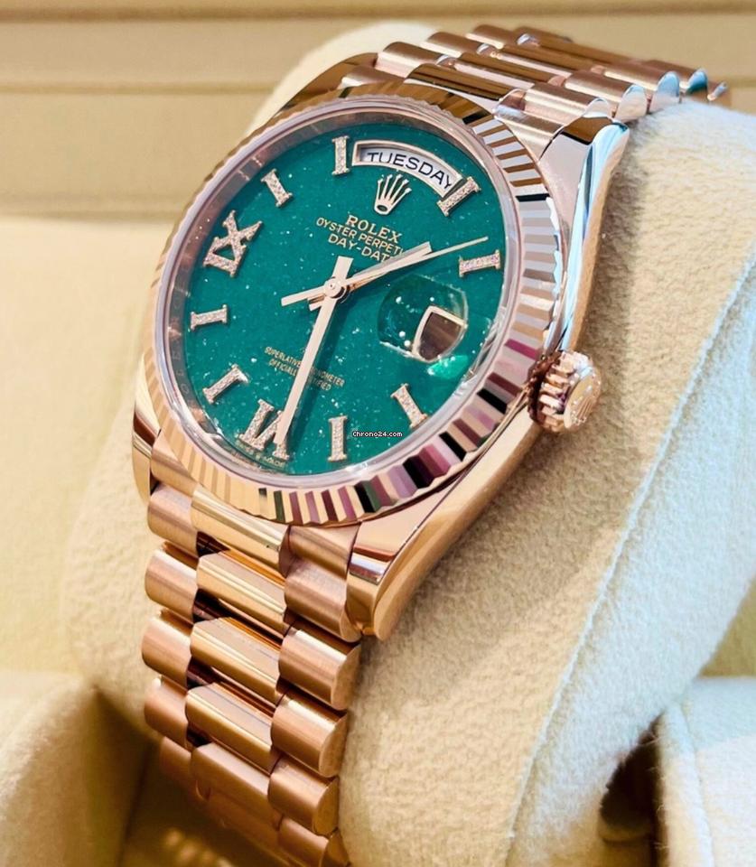Rolex Day-Date 36 NEW 2023 Day-Date 36 AVENTURINE DIAL 128235
