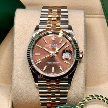 Rolex Datejust 36 UNWORN 2025 Datejust 36 CHOCOLATE DIAL JUBILEE 126231