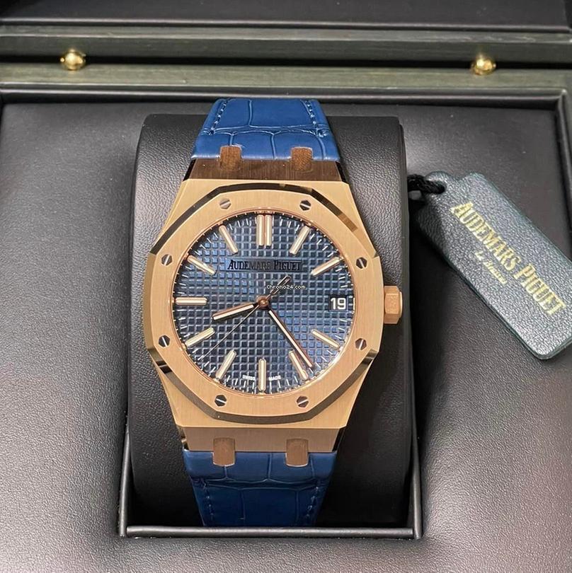 Audemars Piguet Royal Oak Selfwinding NEW 2023 Royal Oak Selfwinding BLUE DIAL 15510OR.OO.D315CR.02