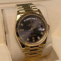 Rolex Day-Date 36 NEW 2023 Day-Date 36 GRAY DIAMOND 128238