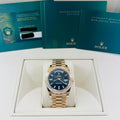 Rolex Day-Date 40 NEW 2023 Day-Date 40 BLACK BAGUETTE DIAL FACTORY TBR BEZEL 228398TBR