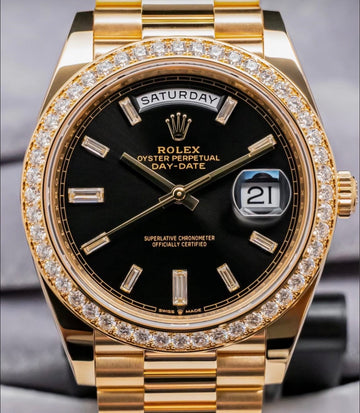 Rolex Day-Date 40 UNWORN 2024 Day-Date 40 FACTORY FACTORY DIAMOND BEZEL 228348RBR