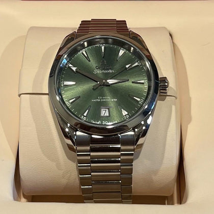 Omega Seamaster Aqua Terra 38 mm 220.10.38.20.10.002 green dial steel bracelet