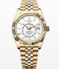 Rolex Sky-Dweller NEW RELEASE 2024 SKY-DWELLER JUBILEEE WHITE DIAL 336938