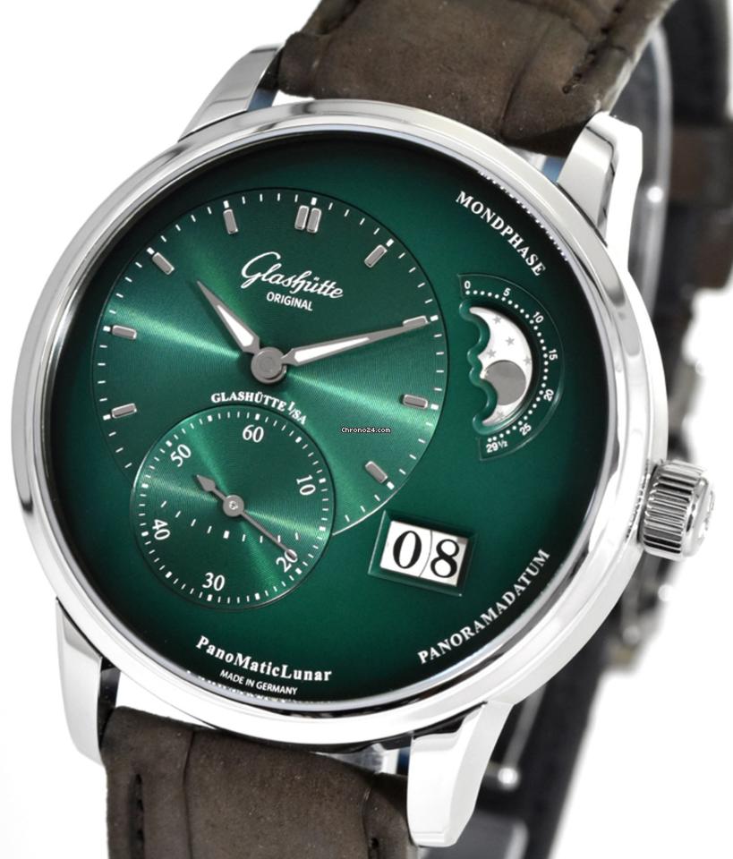 Glashütte Original PanoMaticLunar NEW 2024 Panomaticlunar Green 1-90-02-13-32-62