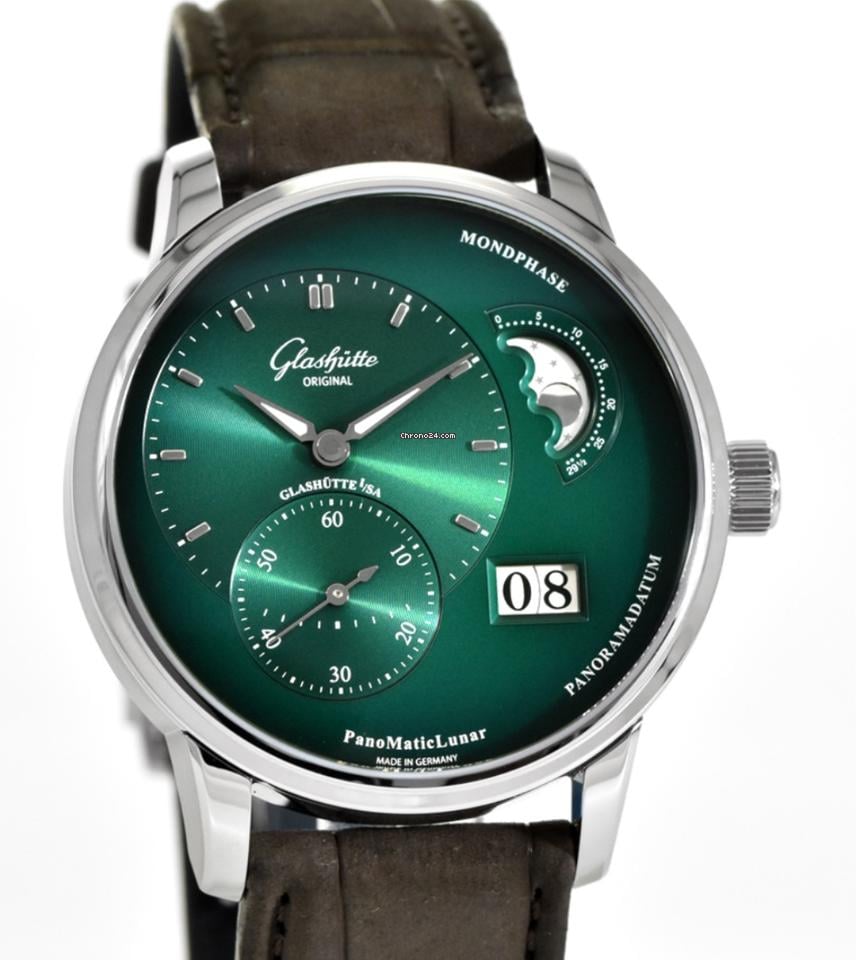 Glashütte Original PanoMaticLunar NEW 2024 Panomaticlunar Green 1-90-02-13-32-62
