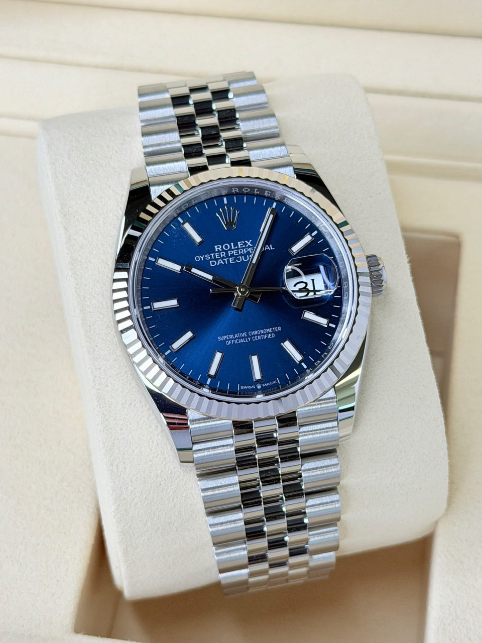 Rolex Datejust 36 Blue Dial Jubilee Bracelet 126234