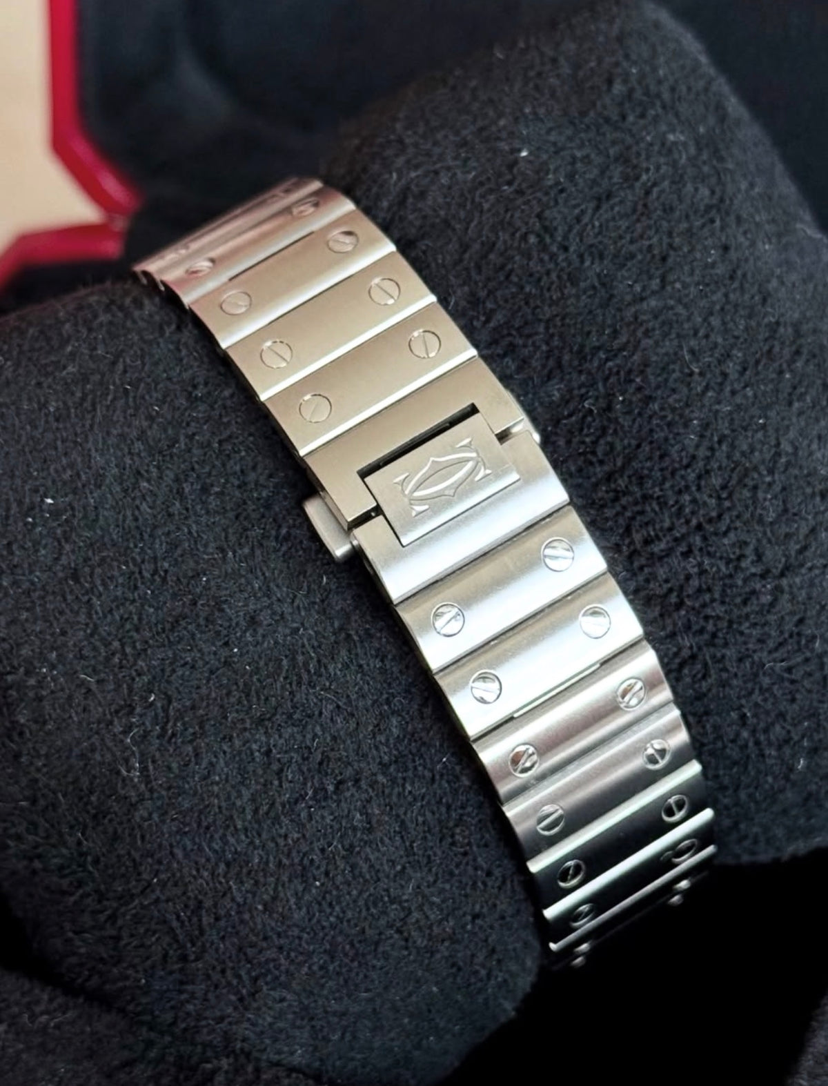 Cartier Santos de Cartier Medium blue dial WSSA0063, alternate product view 4 of 4