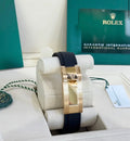 Rolex Cosmograph Daytona 126538TBR yellow gold golden diamond-set dial Oysterflex