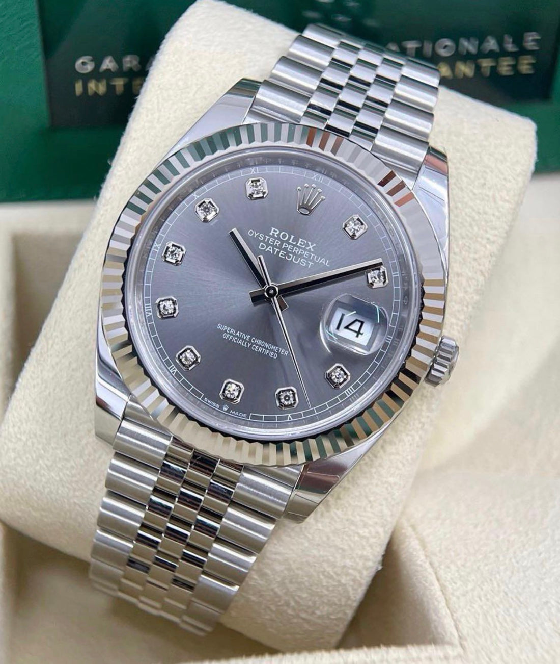 Rolex Datejust 41 SLATE DIAMOND DIAL 126334 UNWORN 2026