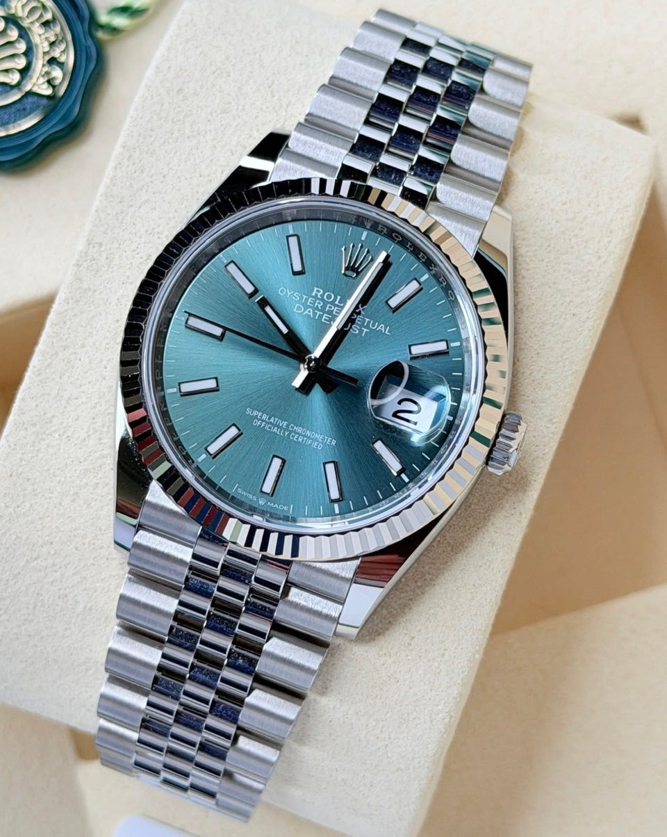 Rolex Datejust 36 Green Index Dial Jubilee Bracelet 126234