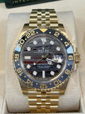 Rolex GMT-Master II 126718GRNR Tiger Iron dial on yellow-gold Jubilee bracelet, front view