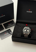 Tudor Black Bay Chrono Reverse Panda M79360N-0013 full set with Tudor box, warranty card and papers