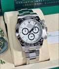 Rolex Daytona 40 Panda White Dial on Oyster Bracelet 126500 New 2026