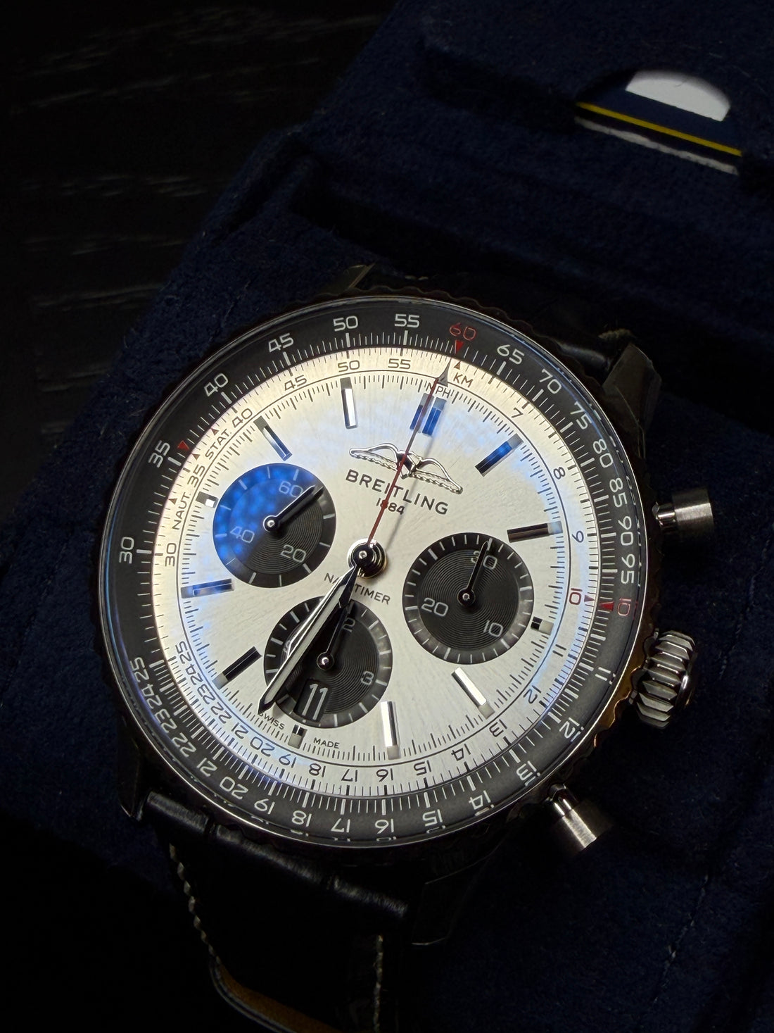 Breitling Navitimer 1 B01 Chronograph 43 Silver Panda Dial UNWORN 2026