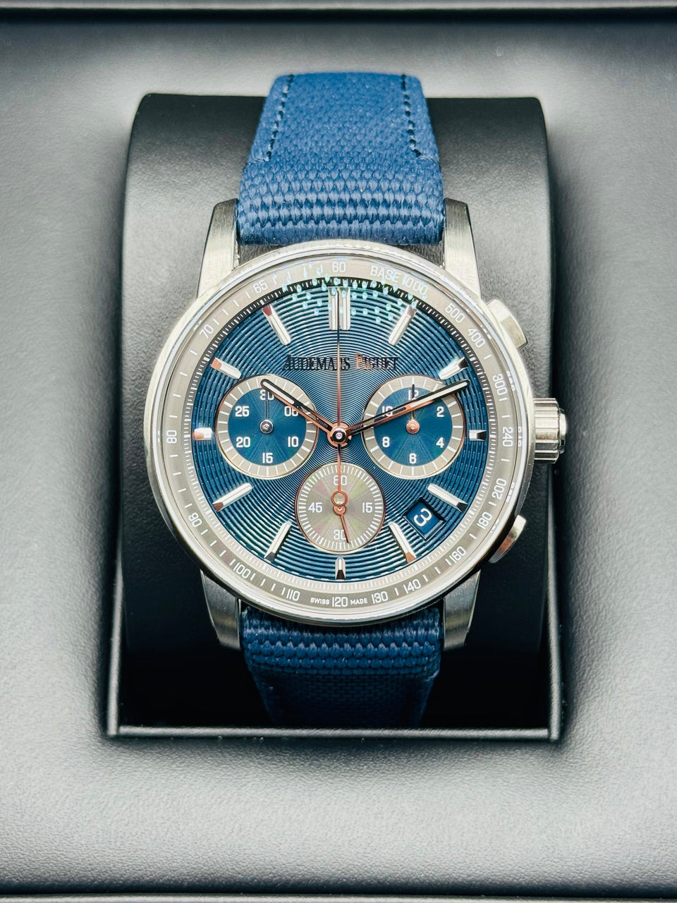 Audemars Piguet Code 11.59 Blue Dial Chronograph 26393ST.OO.A348KB.01