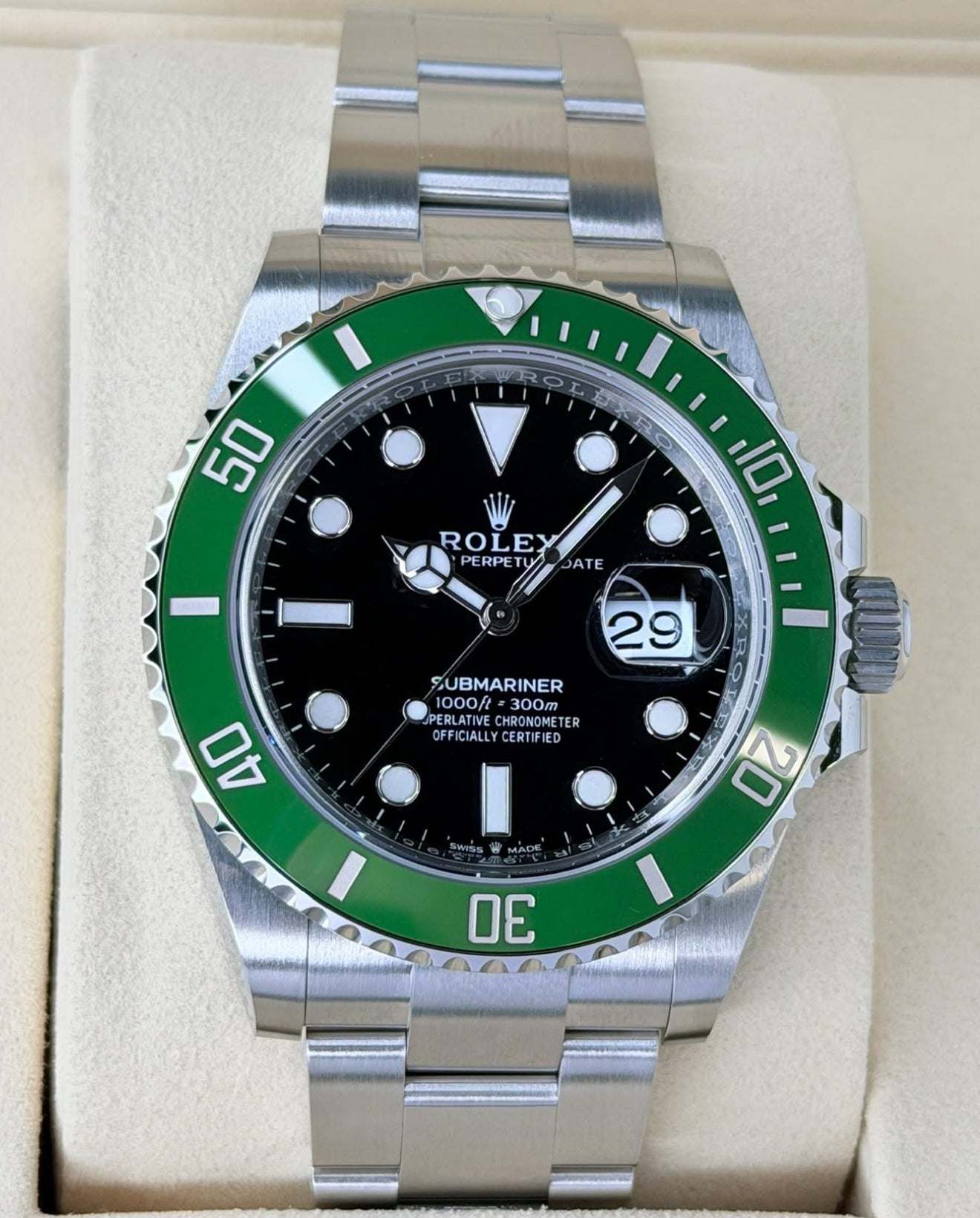 Rolex Submariner Date UNWORN 2025 MKII Bezel Submariner Date 41mm “Starbucks” 126610LV