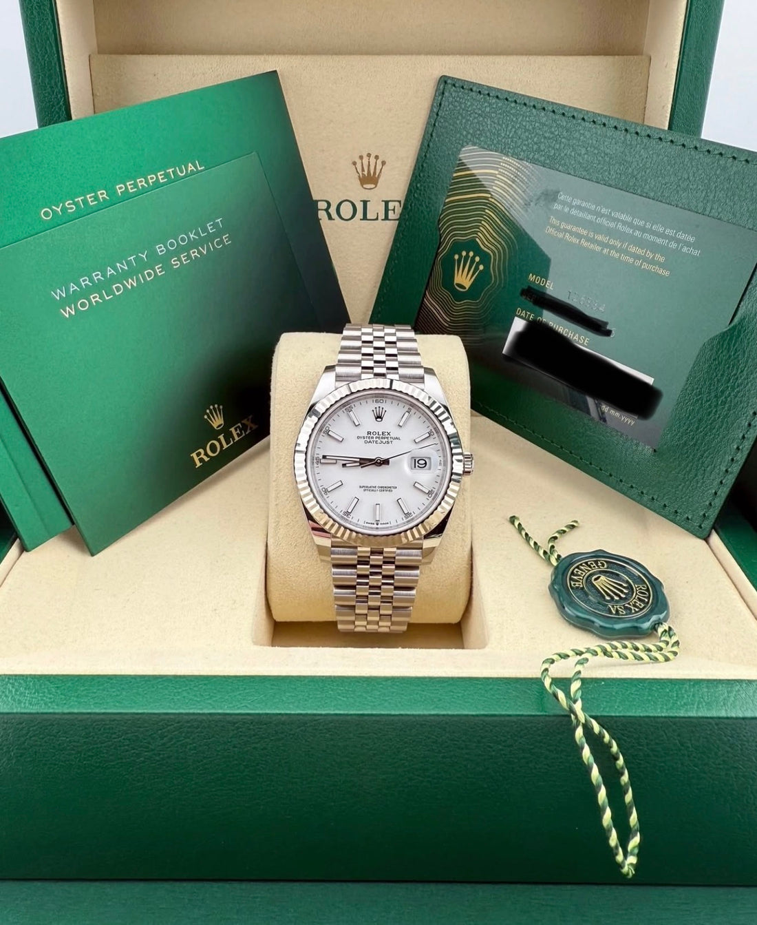 Rolex Datejust 41 UNWORN 2025 Datejust 41 WHITE DIAL JUBILEE 126334