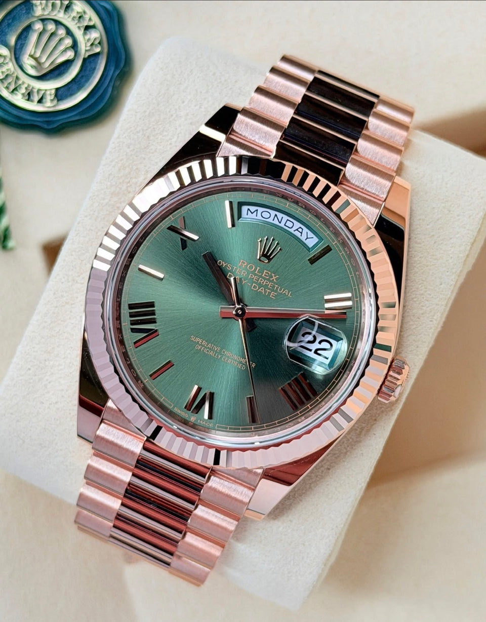 Rolex Day-Date 40 Olive Dial 228235