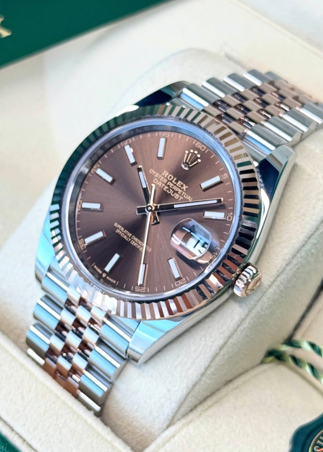 Rolex Datejust 41 CHOCOLATE DIAL JUBILEE 126331 UNWORN 2026