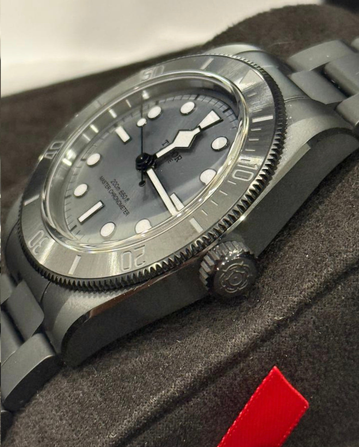 Tudor Black Bay Ceramic M7941A1ACNU-0001 — crown-side three-quarter view
