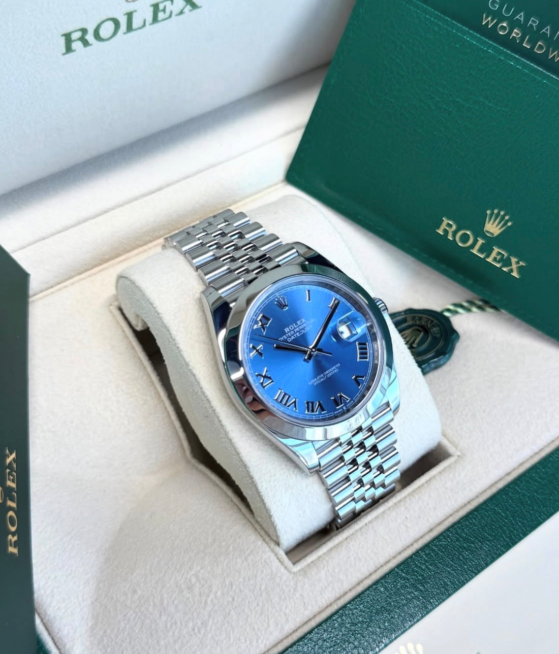 Rolex Datejust 41 UNWORN 2025 Datejust 41 BLUE ROMAN JUBILEE 126300