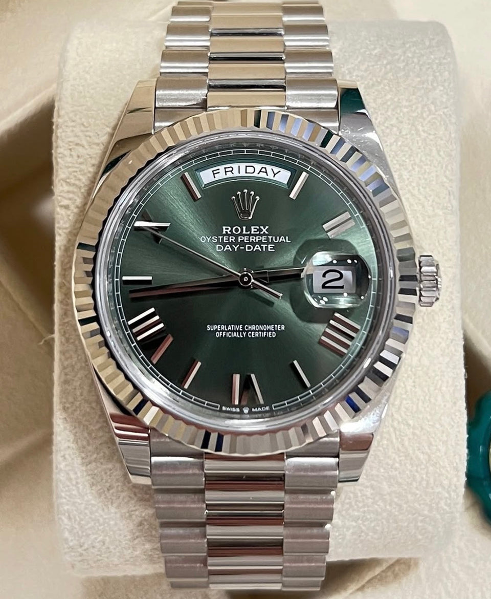 Rolex Day-Date 40 Olive Dial 228239