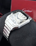 Cartier Santos de Cartier Large silvered opaline dial WSSA0018, alternate product view 5 of 9