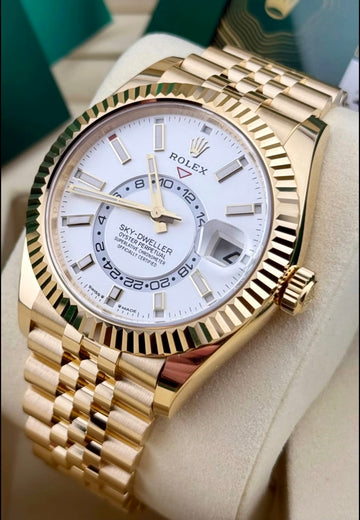 Rolex Sky-Dweller UNWORN 2025 SKY-DWELLER JUBILEEE WHITE DIAL 336938