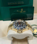 Rolex GMT-Master II 126718GRNR Tiger Iron dial on yellow-gold Jubilee bracelet with card and hangtag